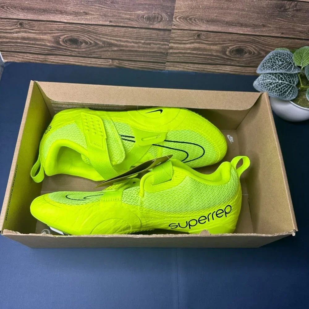 Nike SuperRep Cycle 2 Next Nature Men's Shoes Size 9 NWT *IN BOX* (Volt/Black)